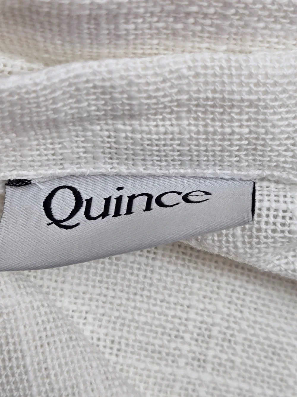 NWT QUINCE Set Of 2 48x96 Cotton Sheer Curtains White 9754